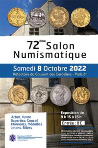 72me salon numismatique du SNENNP  Paris